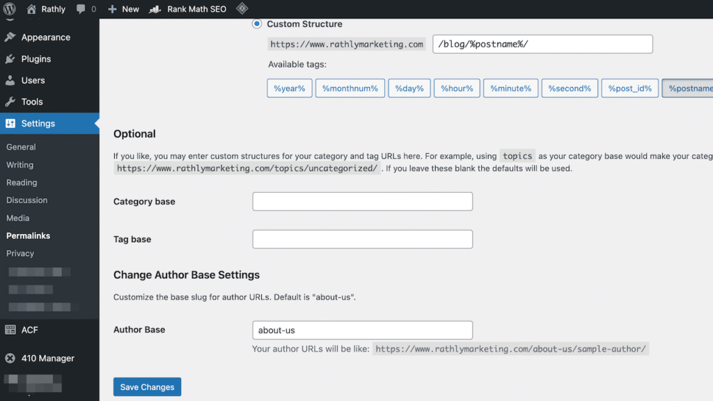 change author base wordpress plugin